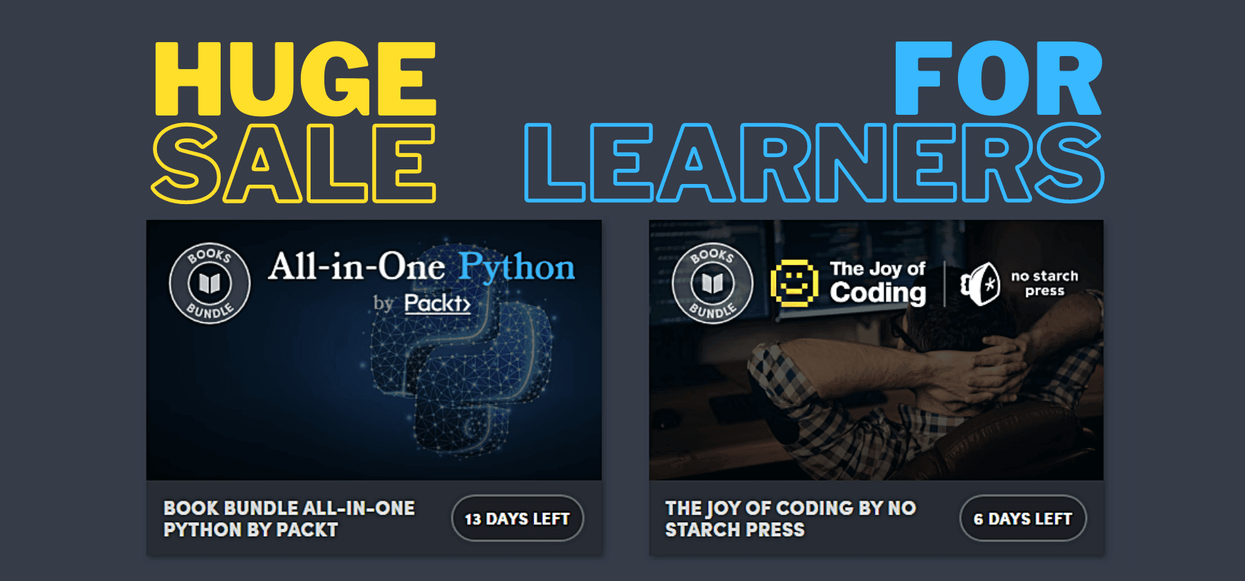 2 BIG Programming Book Bundles (Python, C#, Rust, Golang) You Don't Want To Miss Out On | Humble Bundle